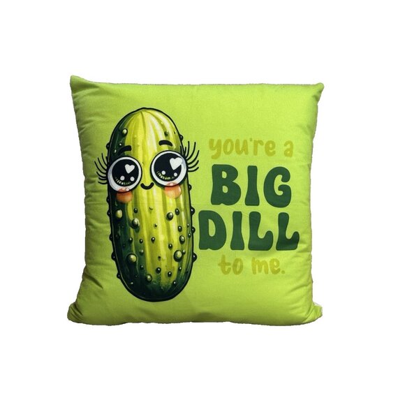 NEW novelty throw pillow 18x18 inches pillowcase & insert included - Picture 1 of 2